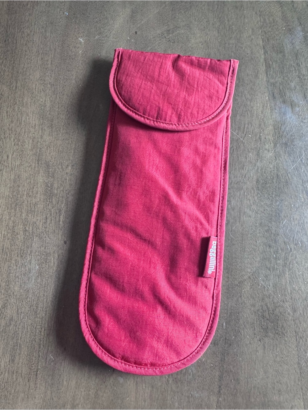 Baggallini Red Curling Iron Cover Flat Iron Hot Tools Heat Resistant Bag New